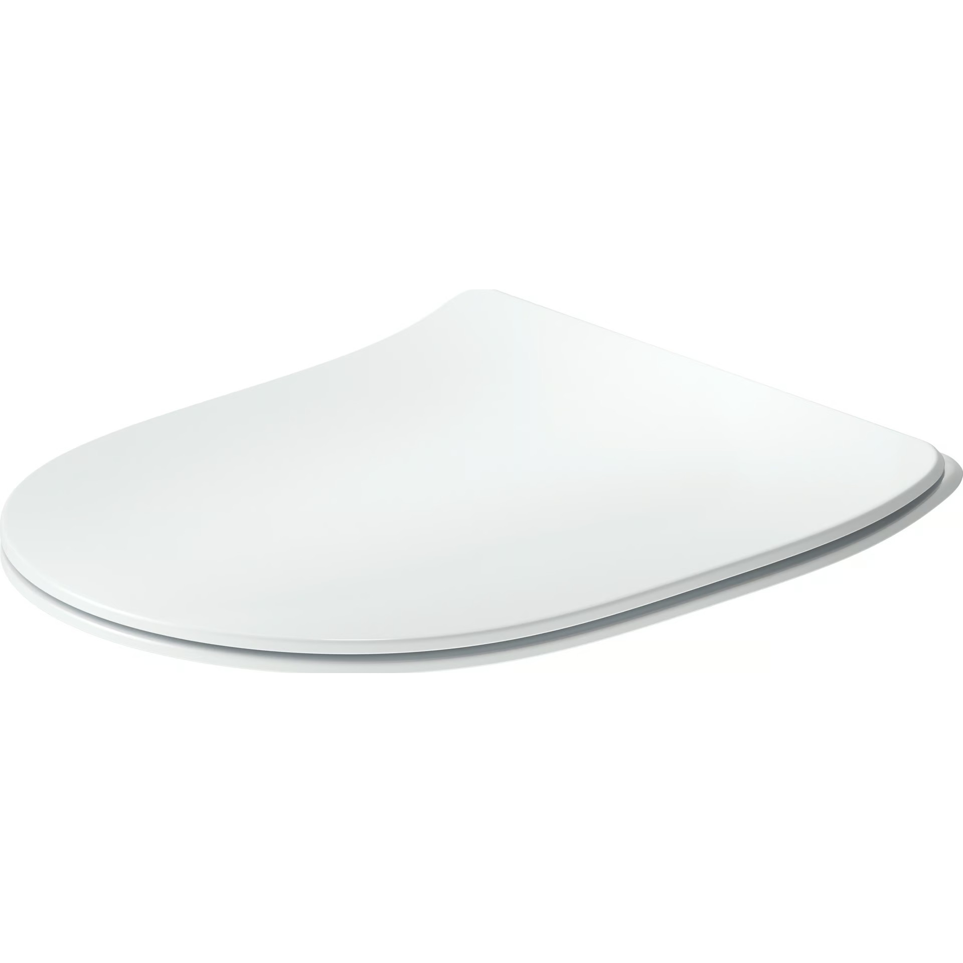 Assento de WC Universal Duravit Univavo com fechamento suave, redondo