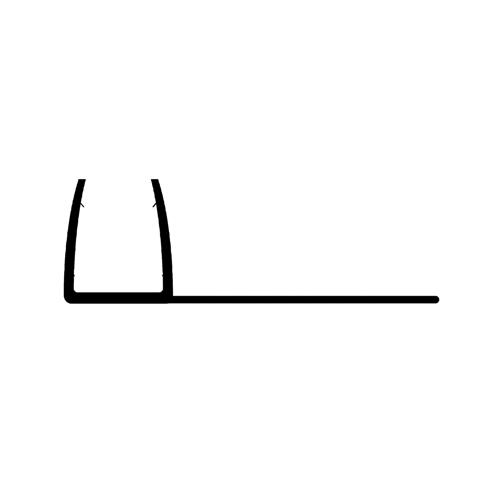 Peça de substituição - Cabinas de duche Bernstein DX806 , EX505 , EX506 , EX802 , 906 - espessura do vidro 6 mm Junta de duche 90 graus