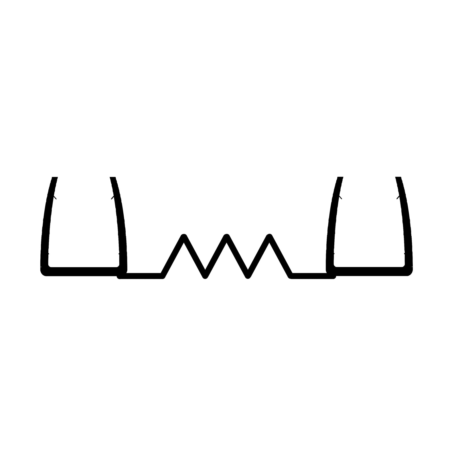 Vedação de duche para porta dobrável - perfil acordeão