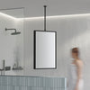 Espelho quadrangular suspenso ao teto 2145
