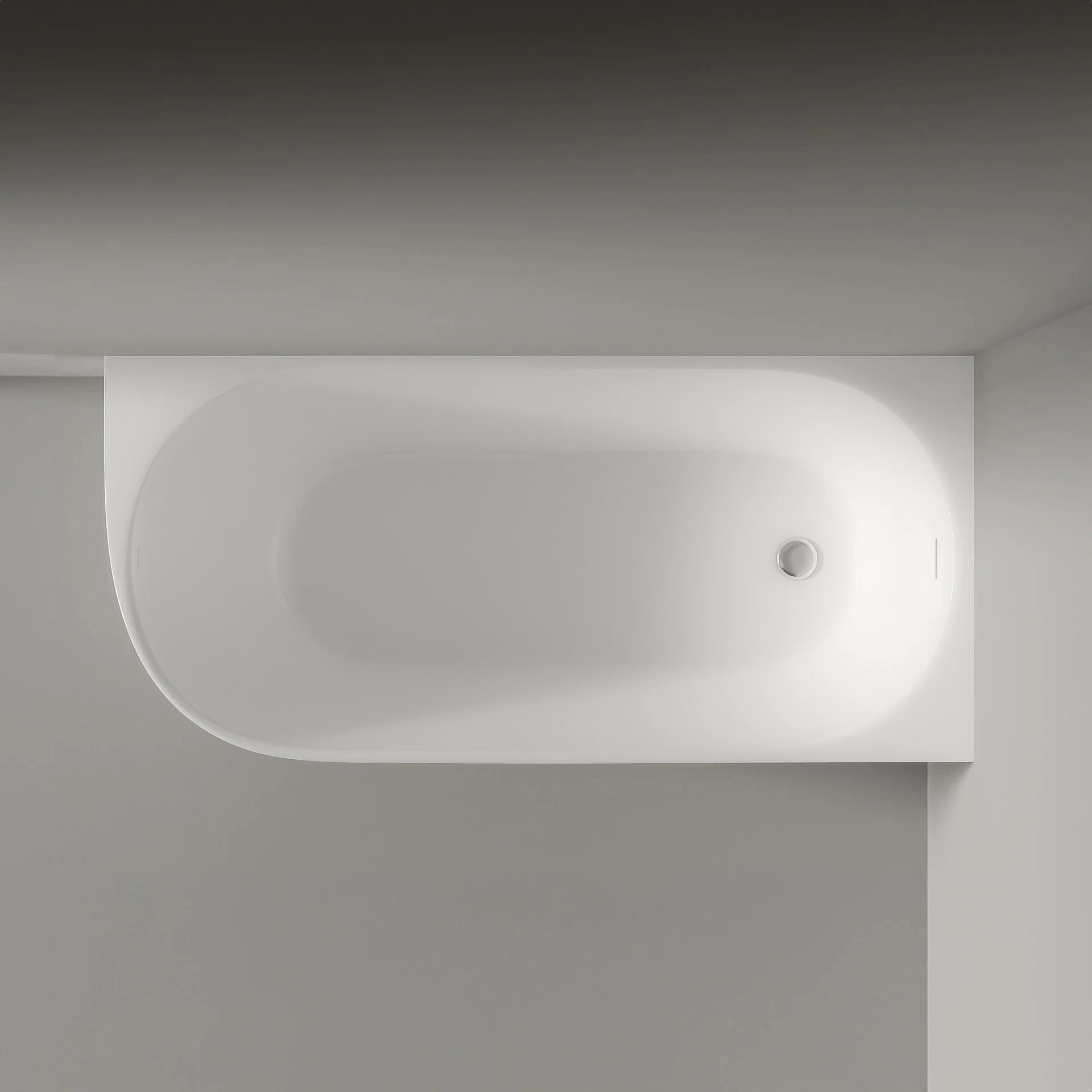 Banheira semi-autónoma compacta NORA CORNER