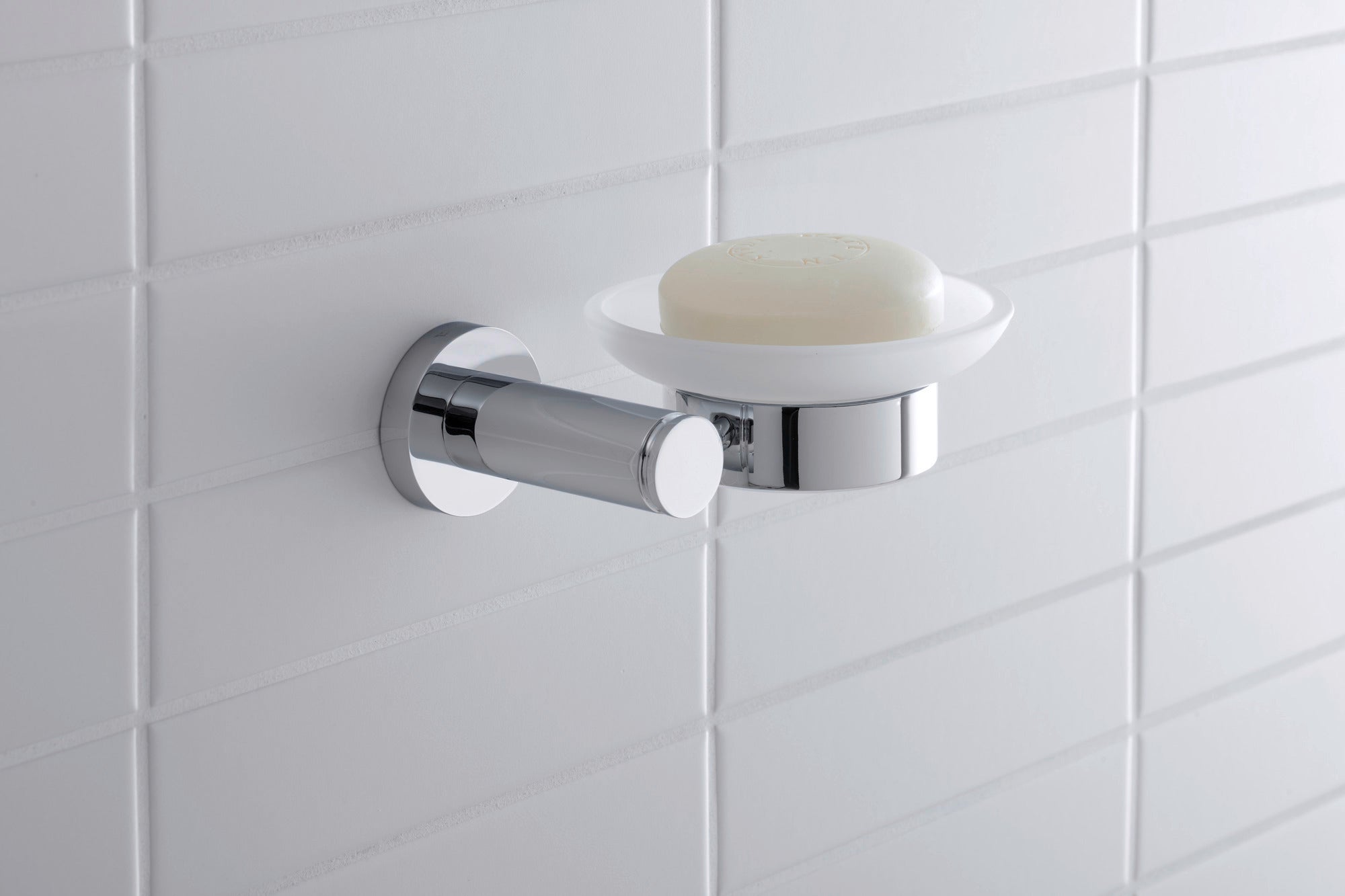 Duravit D-Code saboneteira Ø10 cm para 1 sabão