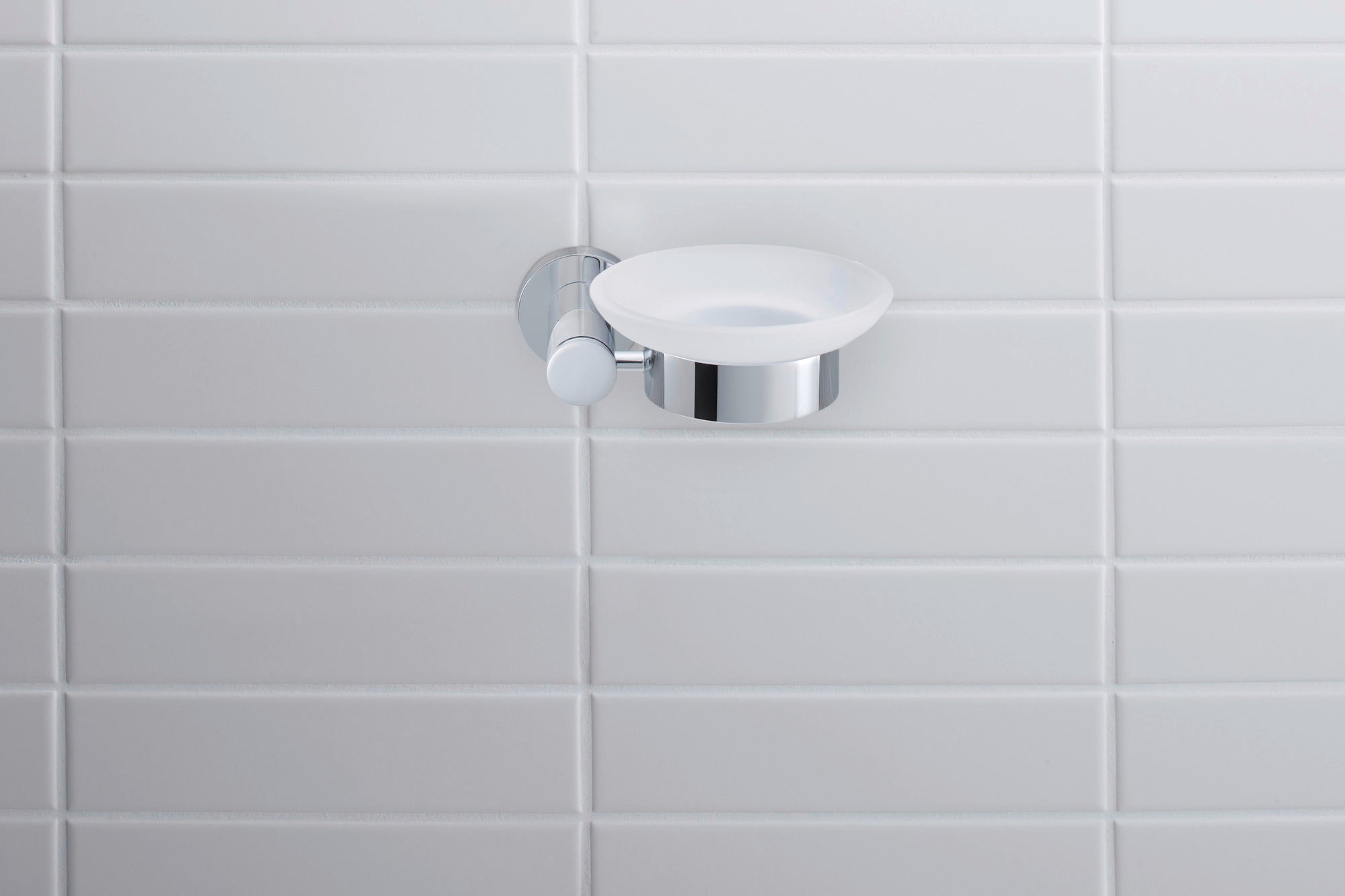 Duravit D-Code saboneteira Ø10 cm para 1 sabão