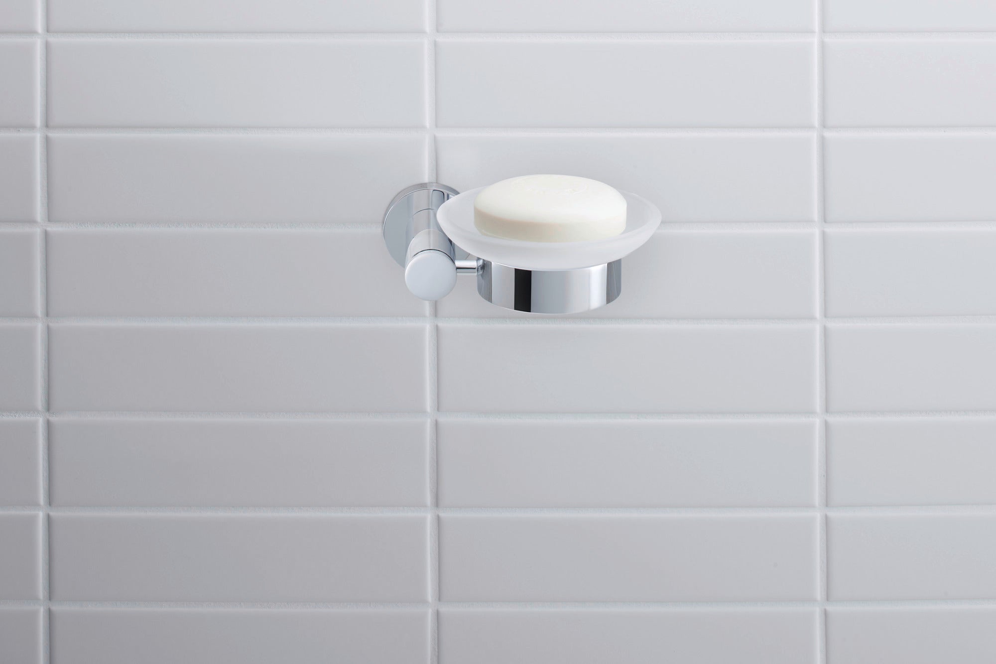Duravit D-Code saboneteira Ø10 cm para 1 sabão