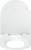 Assento de WC Universal Duravit Univavo com fechamento suave, redondo