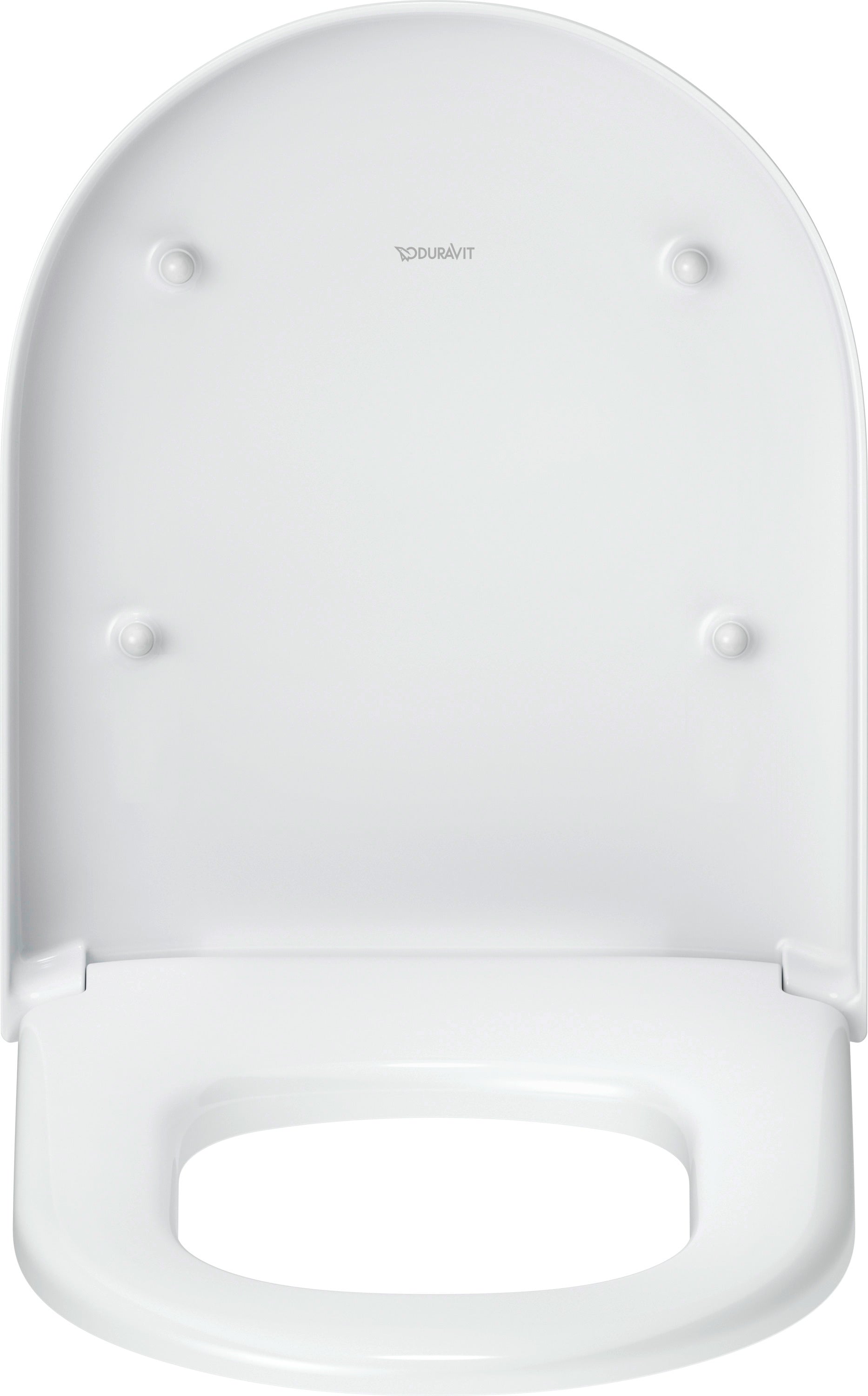 Assento sanitário universal Duravit Univavo com fechamento suave, redondo