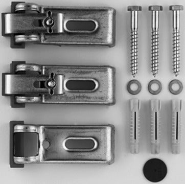 Ancoragem Duravit para banheiras - 3 peças