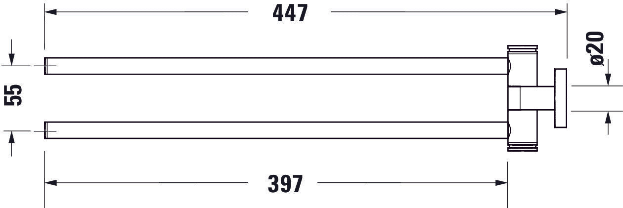 Toalheiro Duravit D-Code