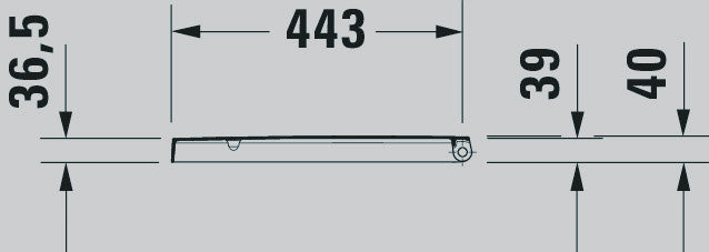 Assento sanitário universal Duravit com fechamento suave para ME by Starck