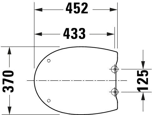 Duravit Univavo assento sanitário universal com fechamento suave