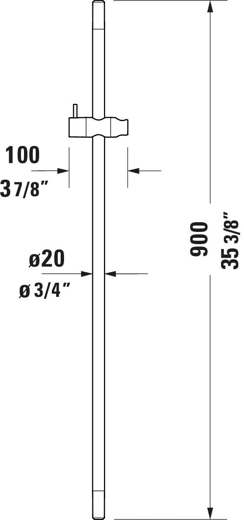 Barra  de chuveiro Universal Duravit