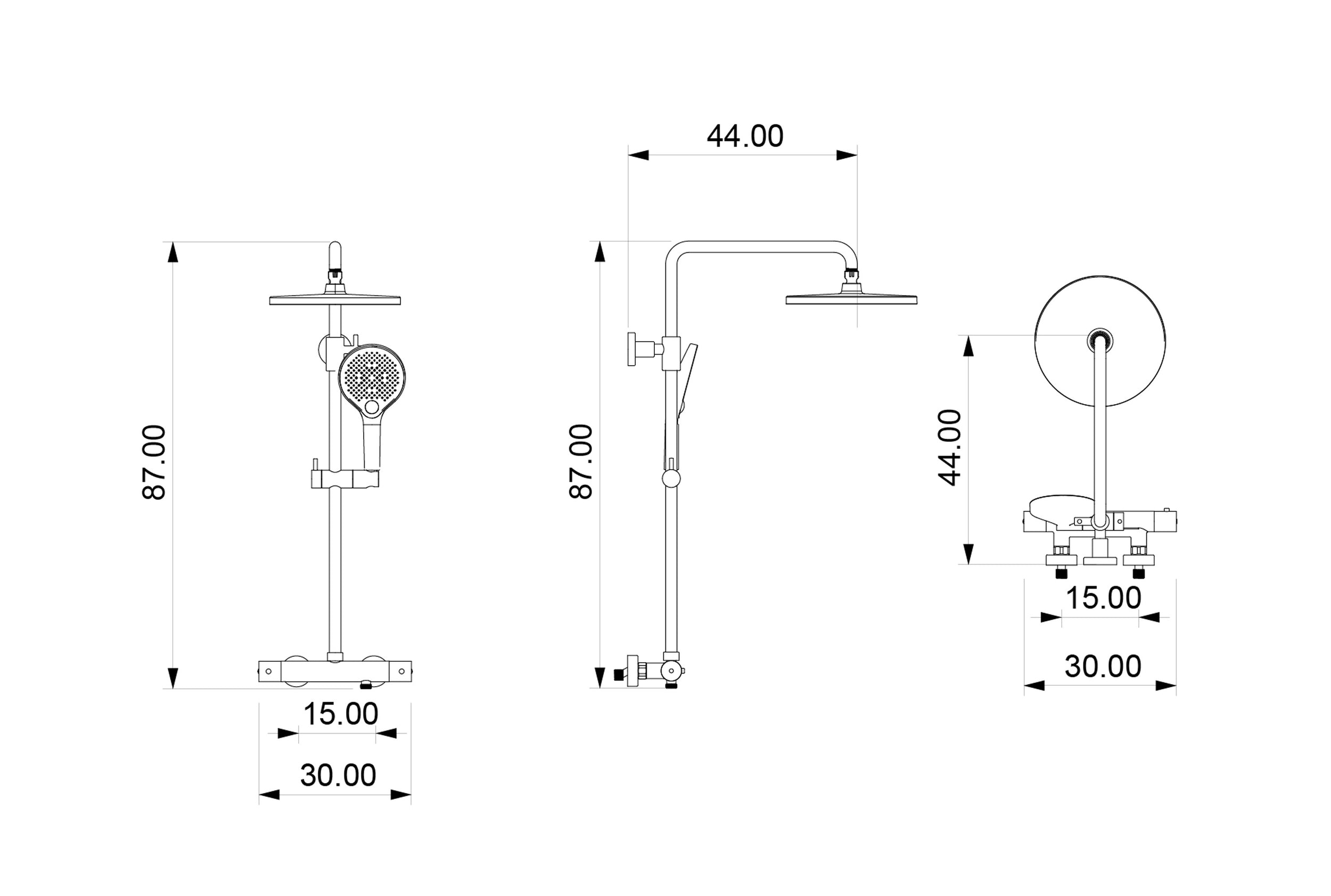Coluna de Duche Termostática 4011 PRO