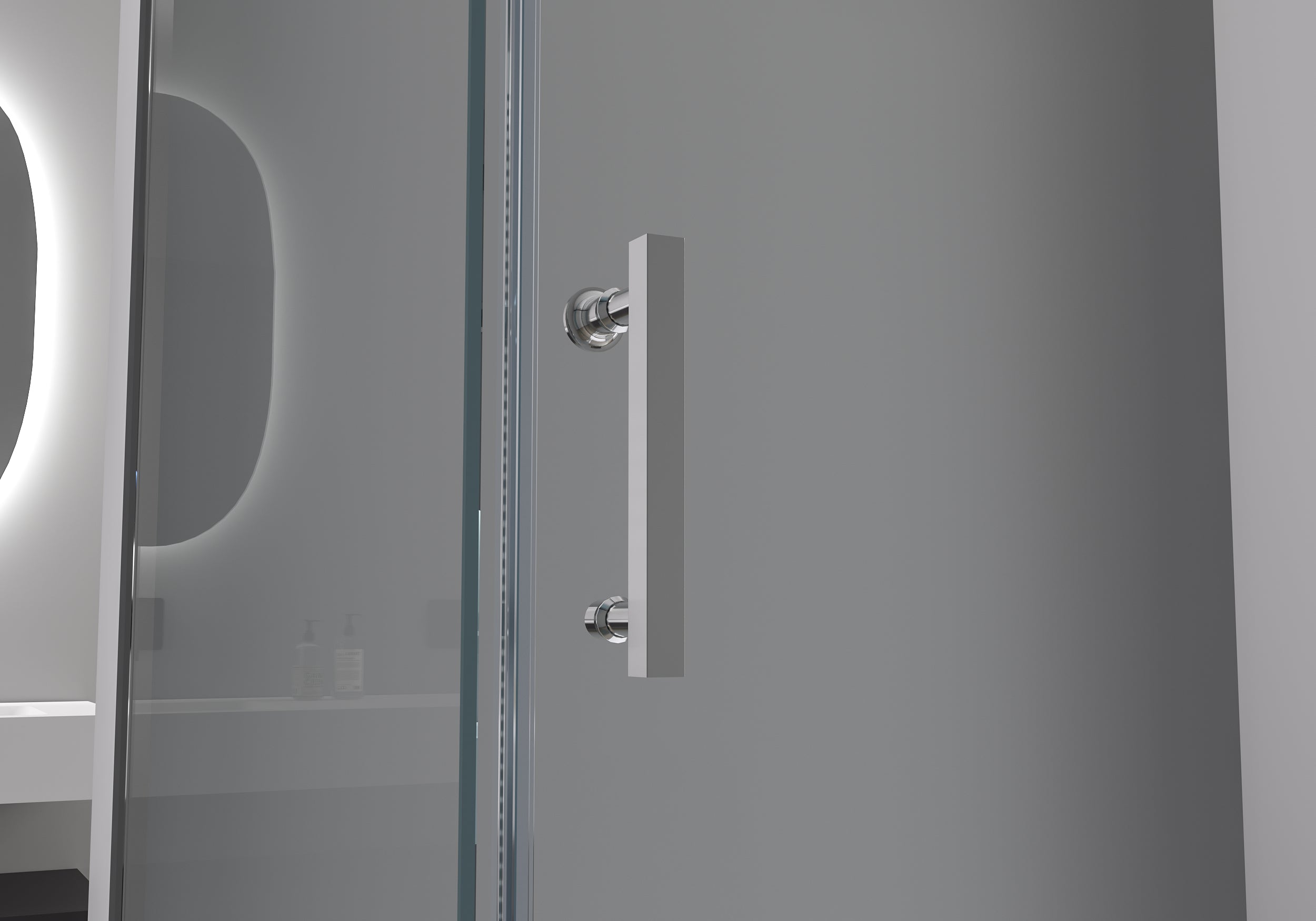 Divisória de duche com porta de correr EX806