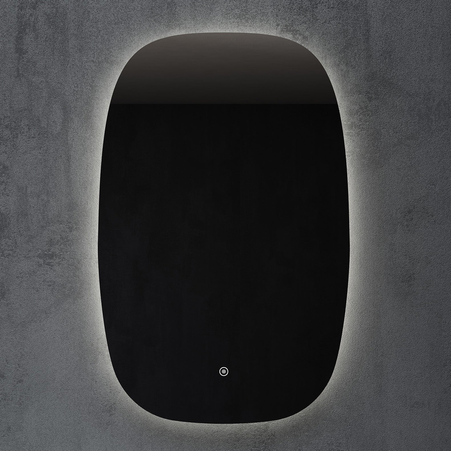 Espelho de casa de banho iluminado com LED INALCO Oval