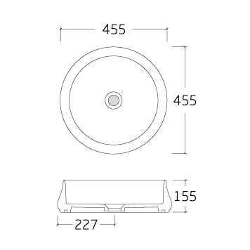 Lavatório de bancada KW6188