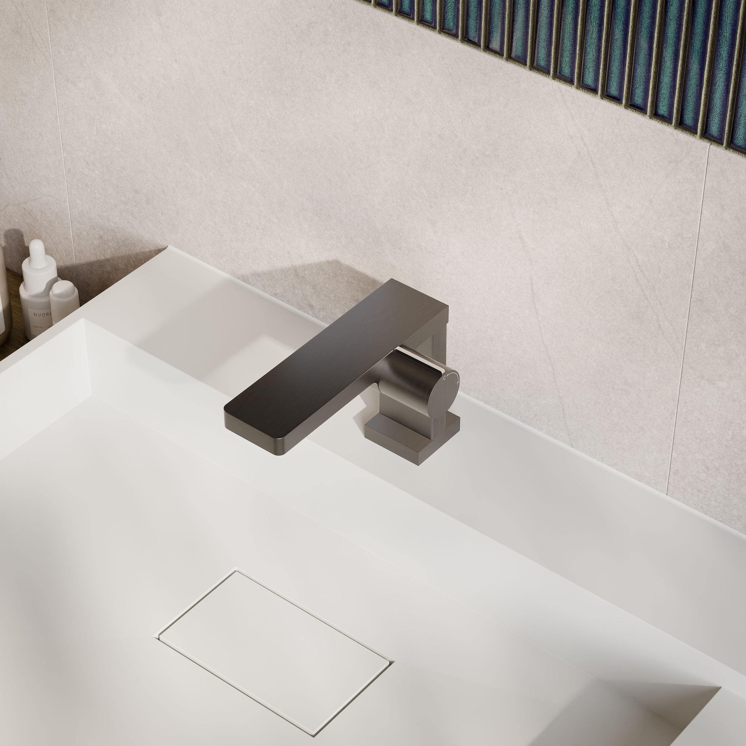 Misturadora de lavatório de design Torneira de casa de banho NT3110G