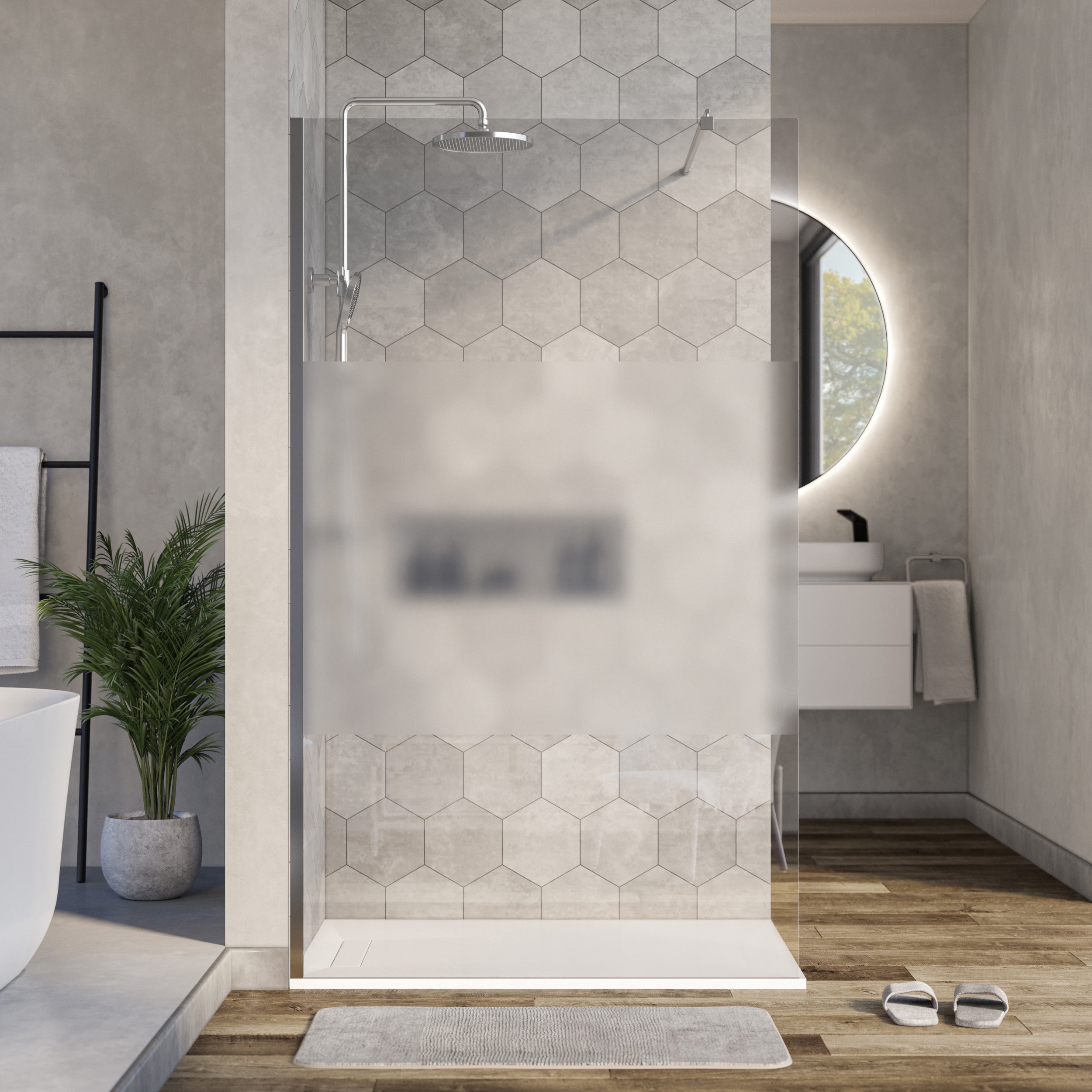 Divisória de duche walk-in Nano Duche EX101