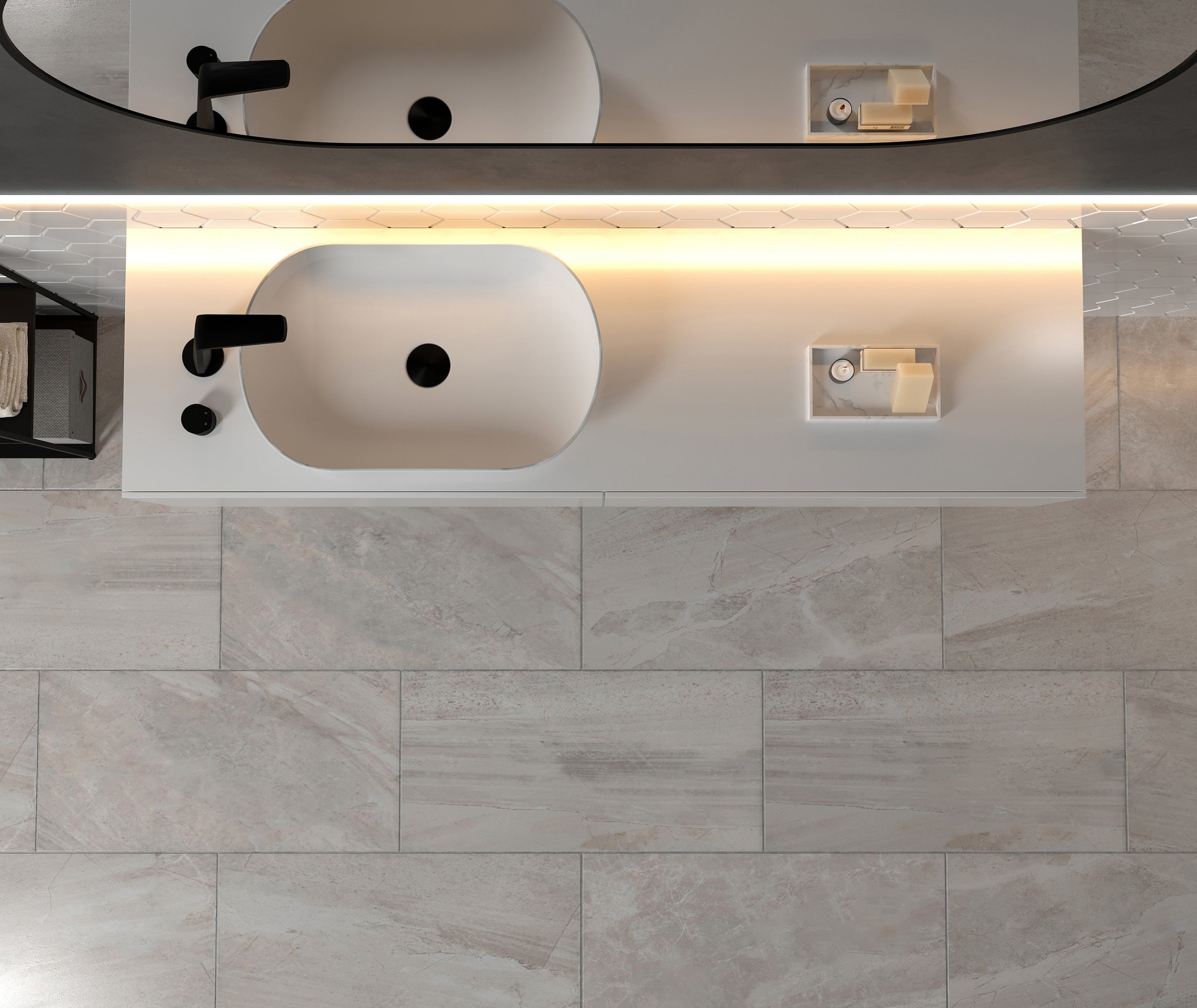 Lavabo de apoio O-540