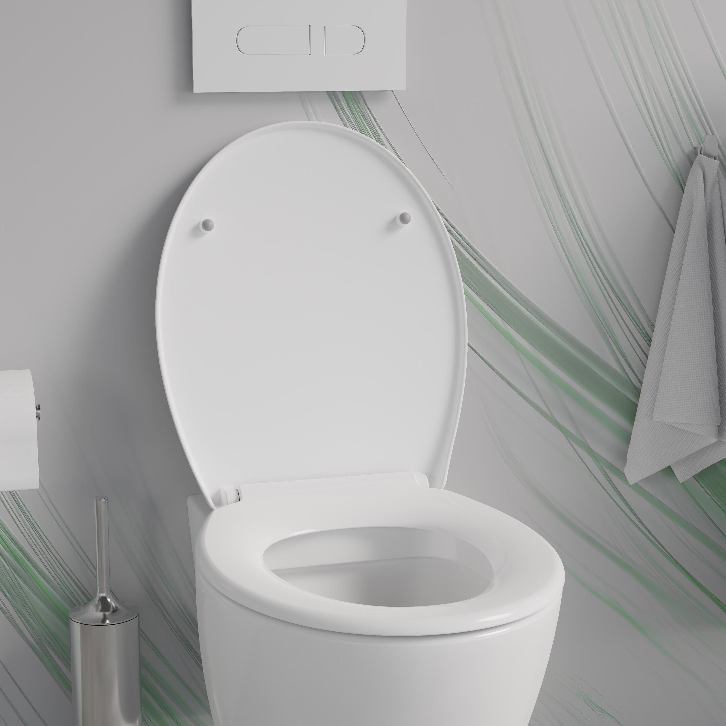 Tampa de sanita com fecho suave