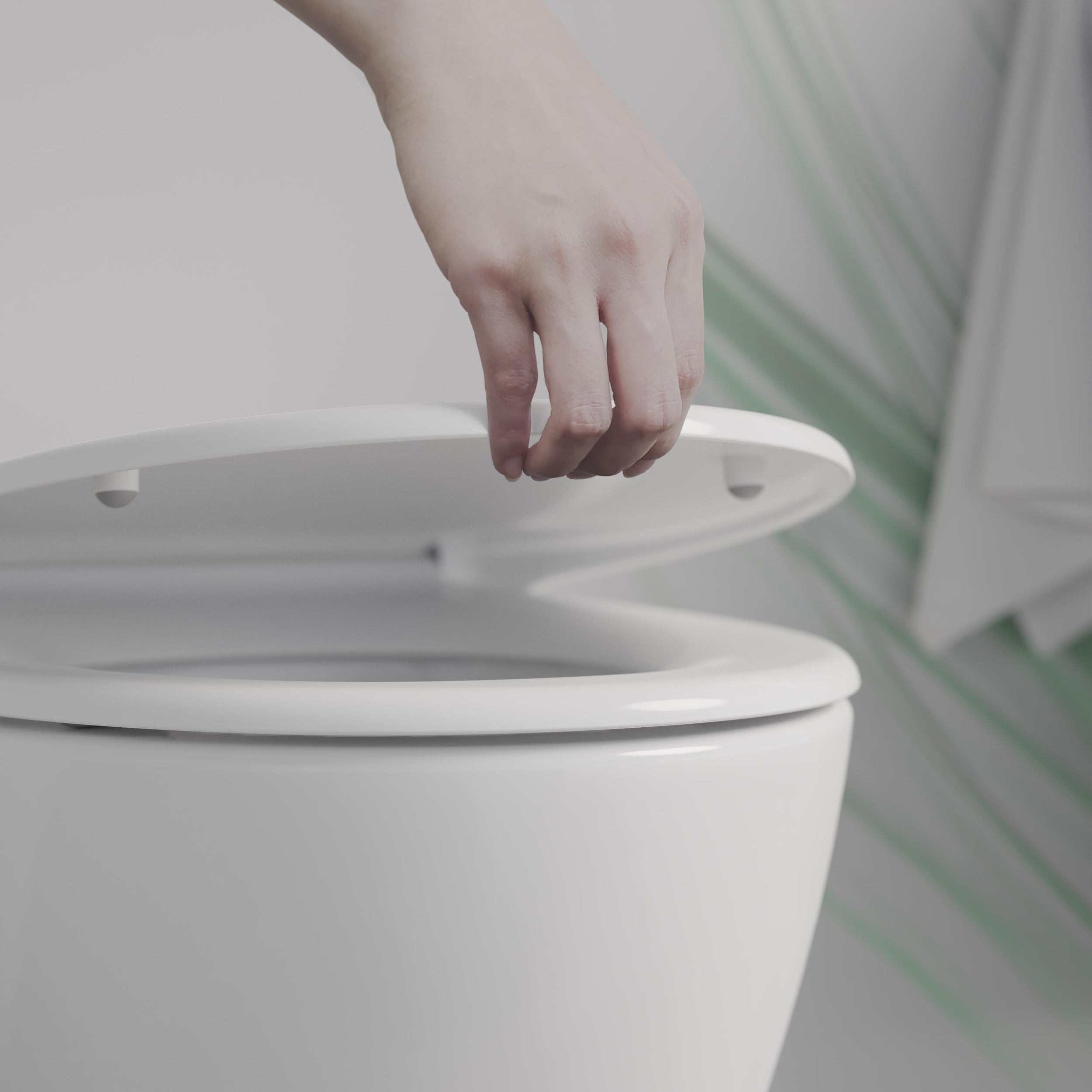 Tampa de sanita com fecho suave