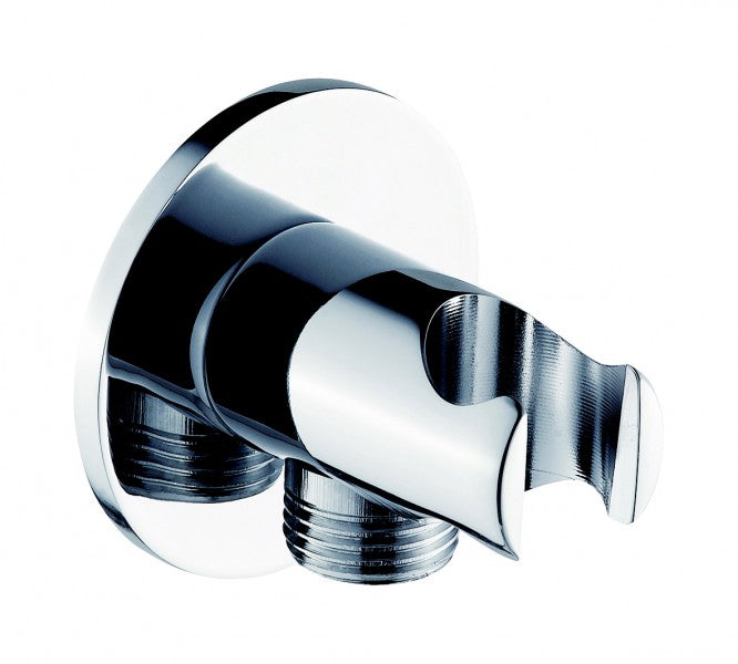 Curva de ligação à parede BA003 com suporte para chuveiro