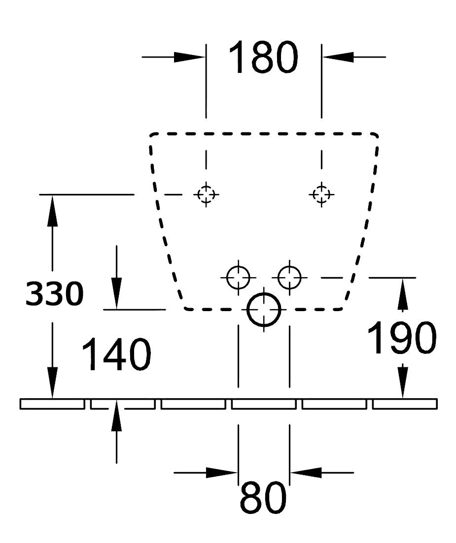 Bidê suspenso de parede BH101
