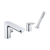 Duravit Wave Misturador de banheira de 3 furos