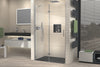 Duche de nicho com porta de abrir em painel fixo NT403
