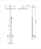 Sistema de duche termostático SEDAL 8921B Basic