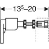 Geberit Duofix Kit de montagem para montagem em parede