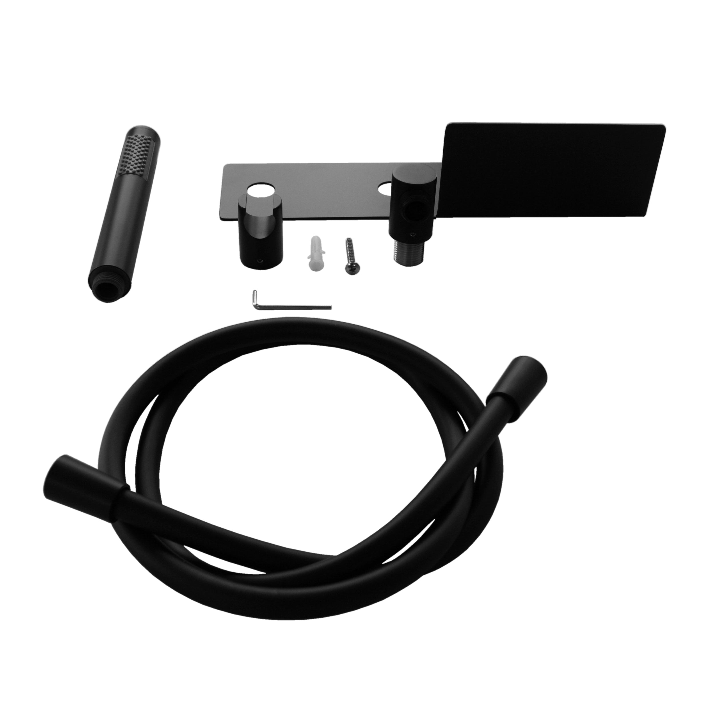 Suporte e fornecimento de chuveiro de mão CZT050-1 - Preto