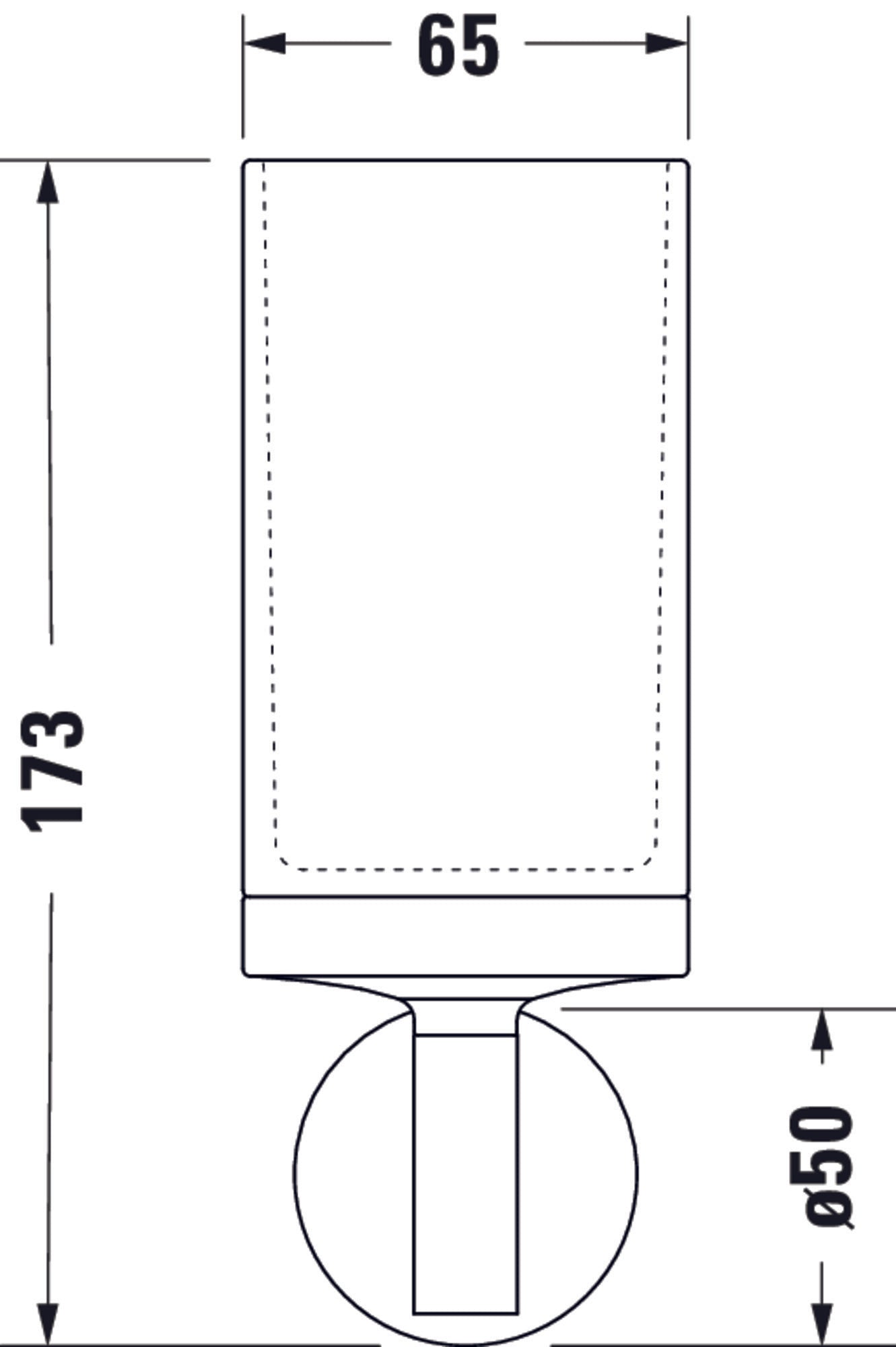 Duravit Starck T copo para escova de dentes