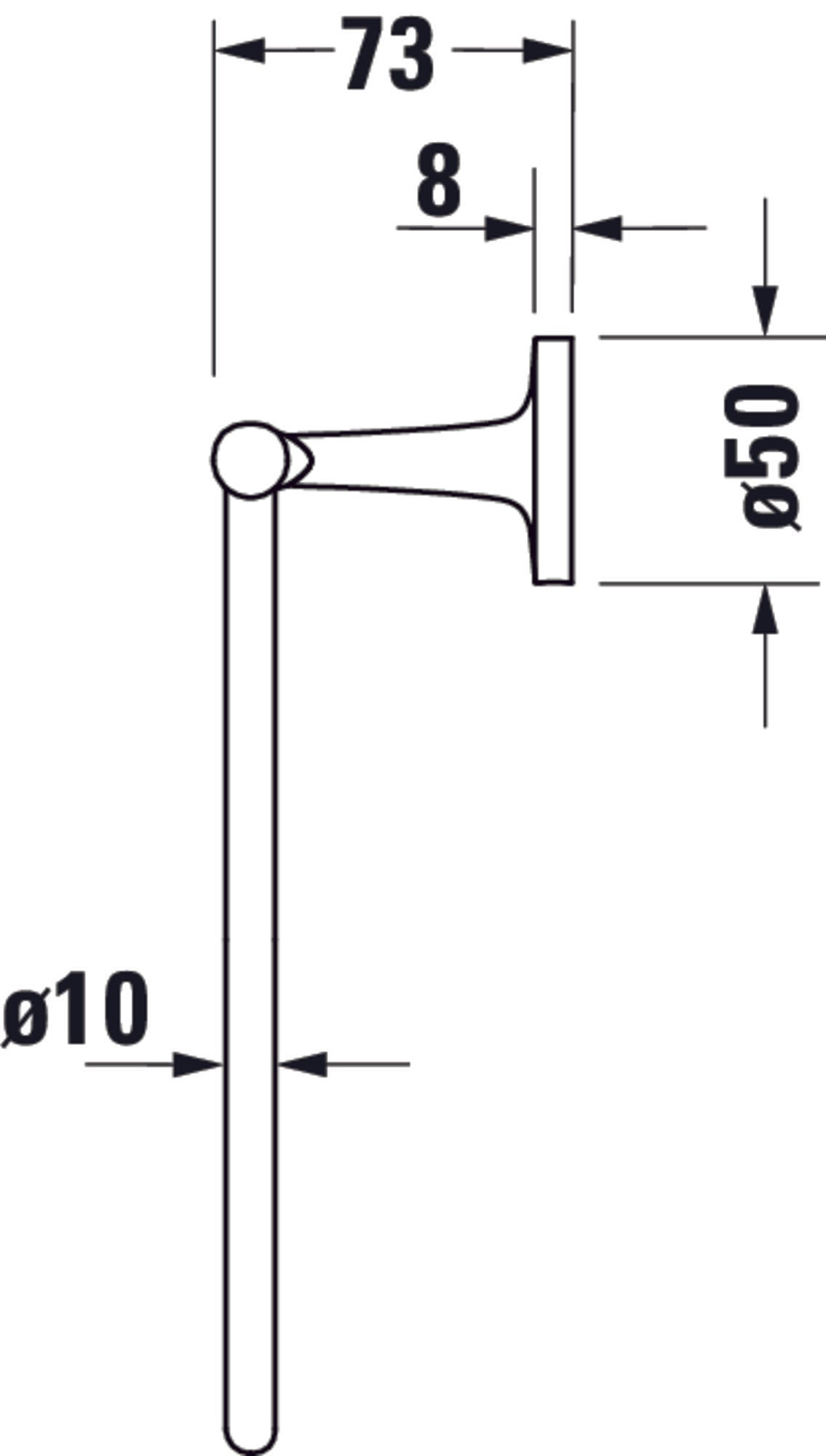 Duravit Starck T anel de toalha