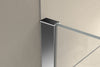 Chuveiro de canto com porta de giro no painel fixo NT403