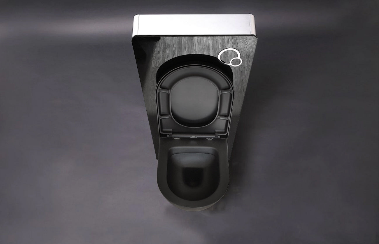 Conjunto completo de WC 46: WC B-8030R Preto
