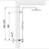 Coluna de duche de design termostática 8221 BASIC