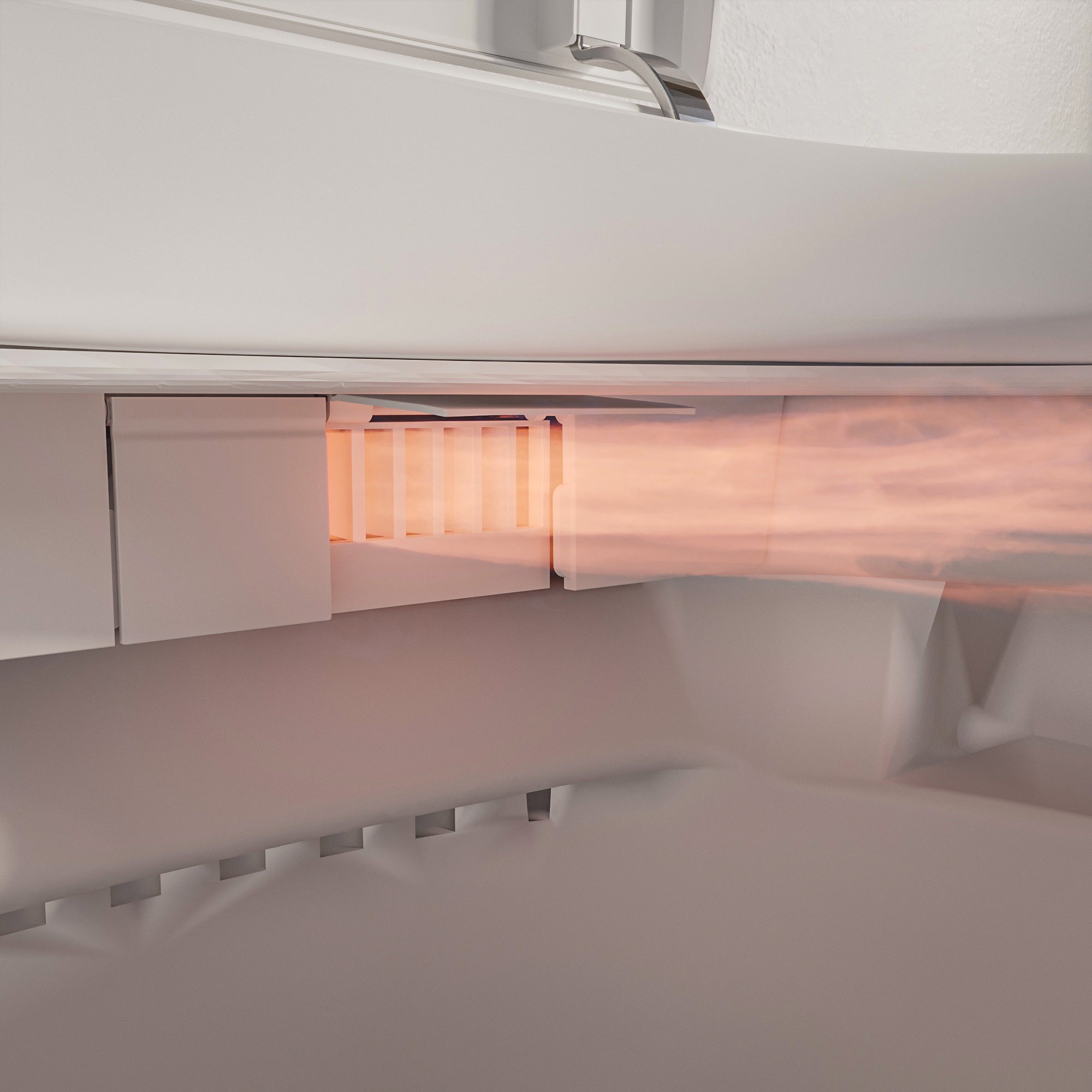 Conjunto completo de sanita com chuveiro higiénico Basic 1104 com elemento de parede Geberit Duofix