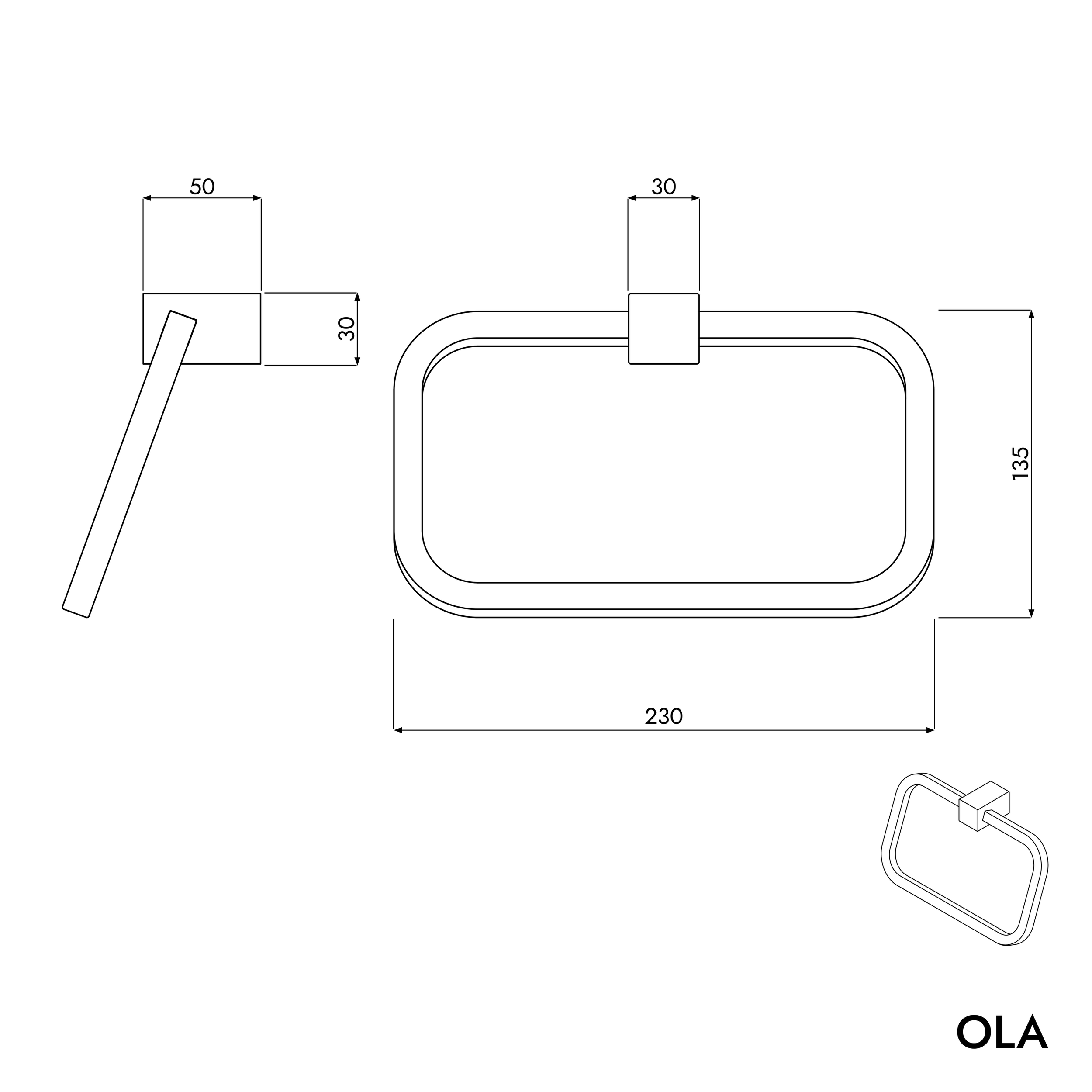 Anel para toalhas OLA