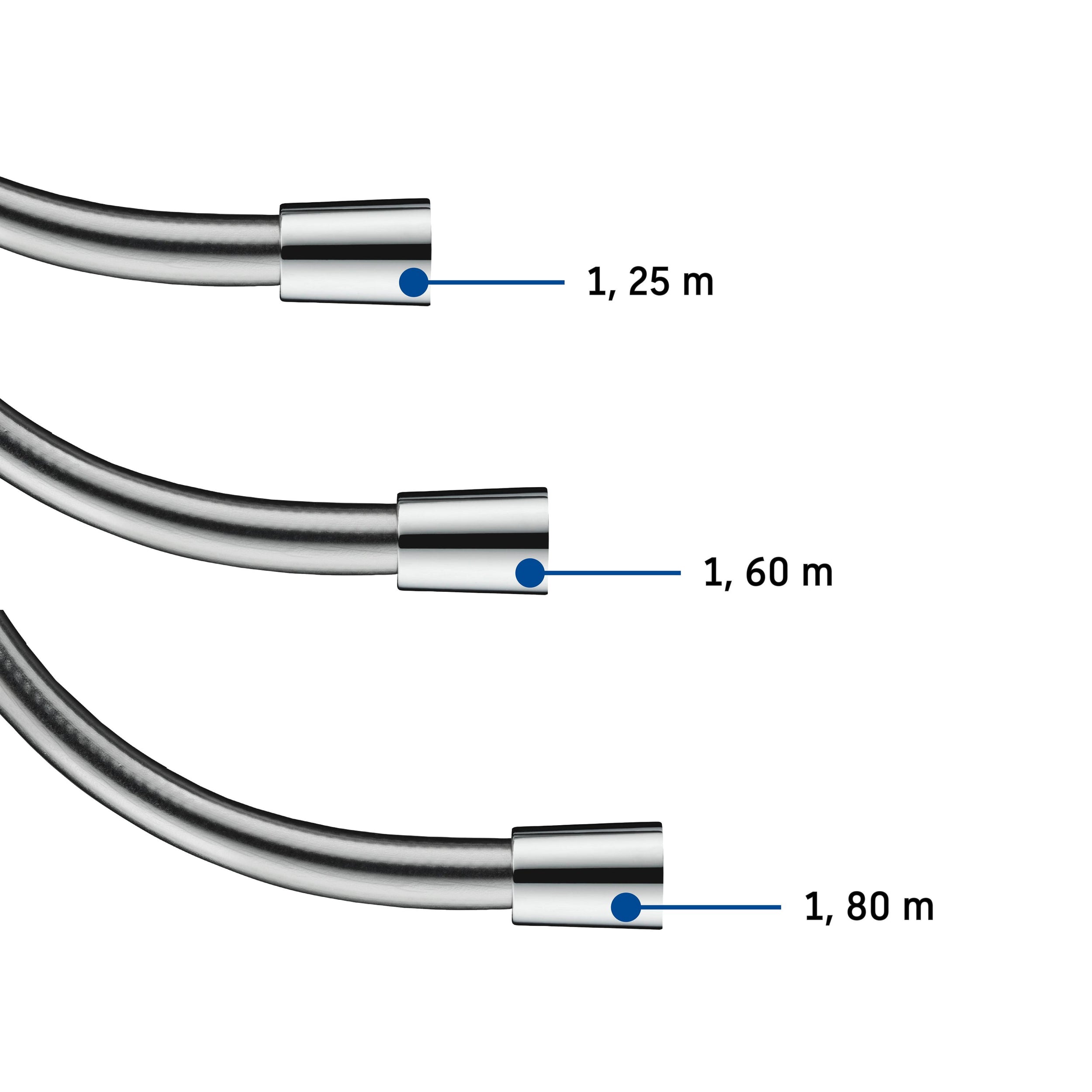 Mangueira de duche universal Duravit 1,25 m - cor selecionável