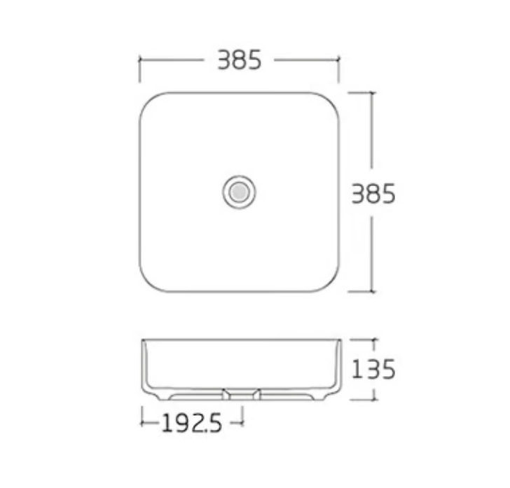 Lavatório de bancada KW6134