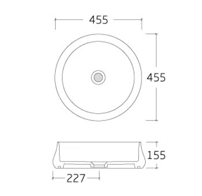 Lavatório de bancada KW6188