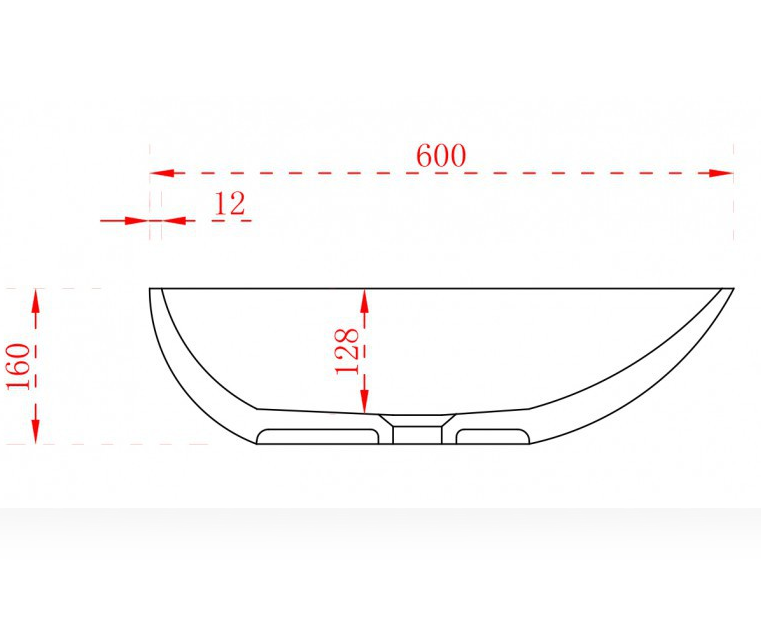 Lavatório de bancada TWA65