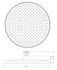Coluna de duche de design termostática 8221 BASIC