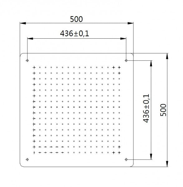 Chuveiro quadrado DPG5005