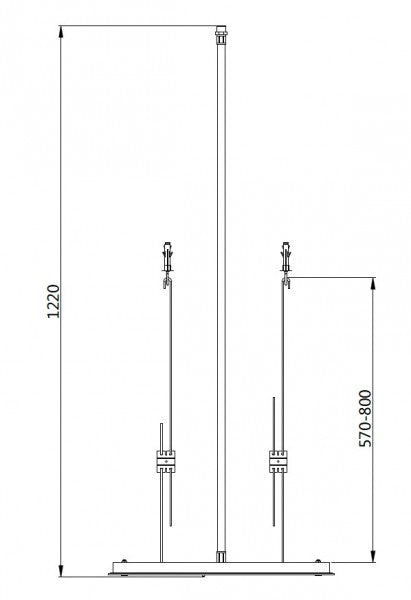 Chuveiro quadrado DPG5005