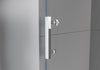 Porta de chuveiro deslizante e painel lateral DX806A FLEX