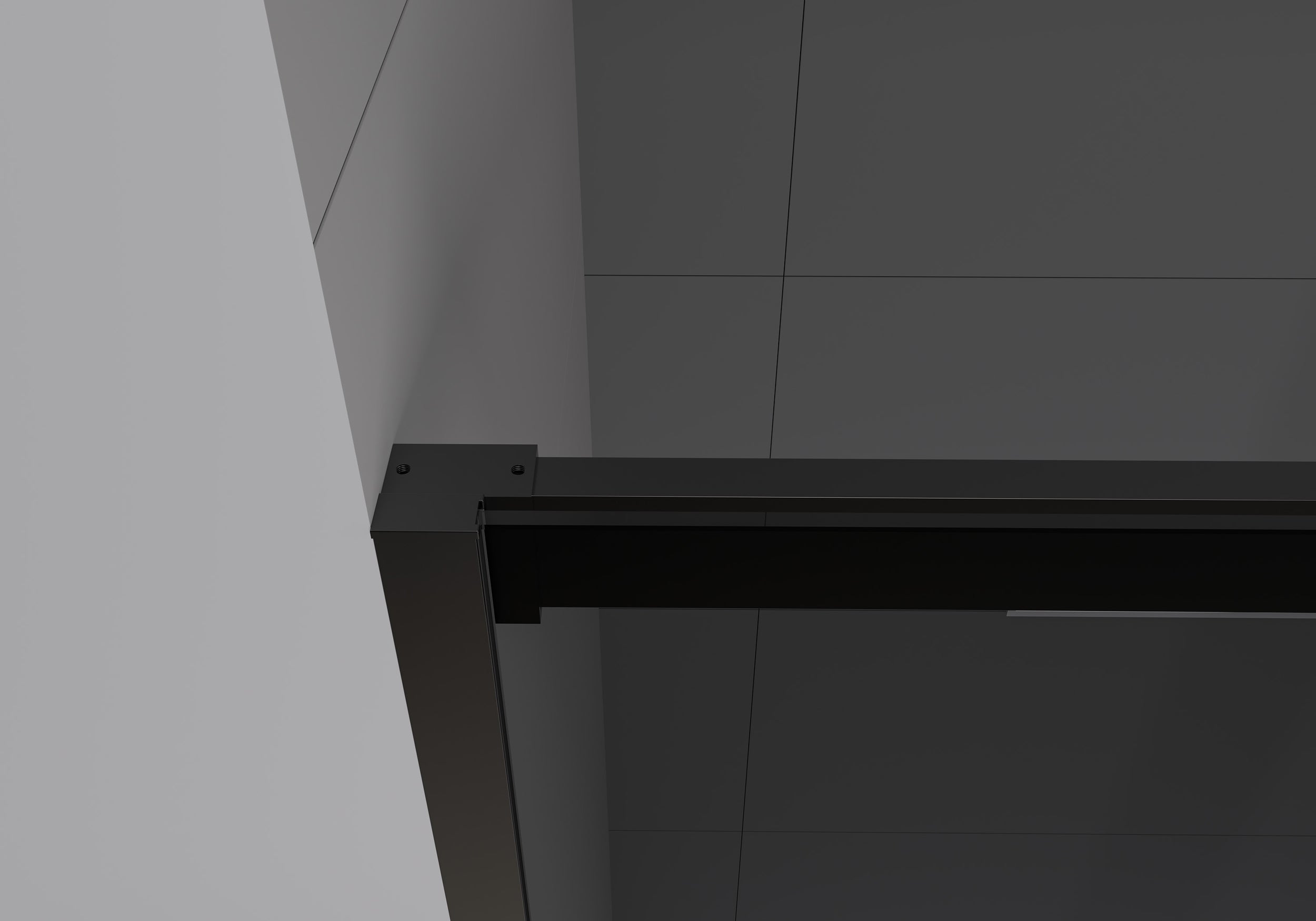 Chuveiro de encastrar com porta de correr Soft-Close DX906 FLEX