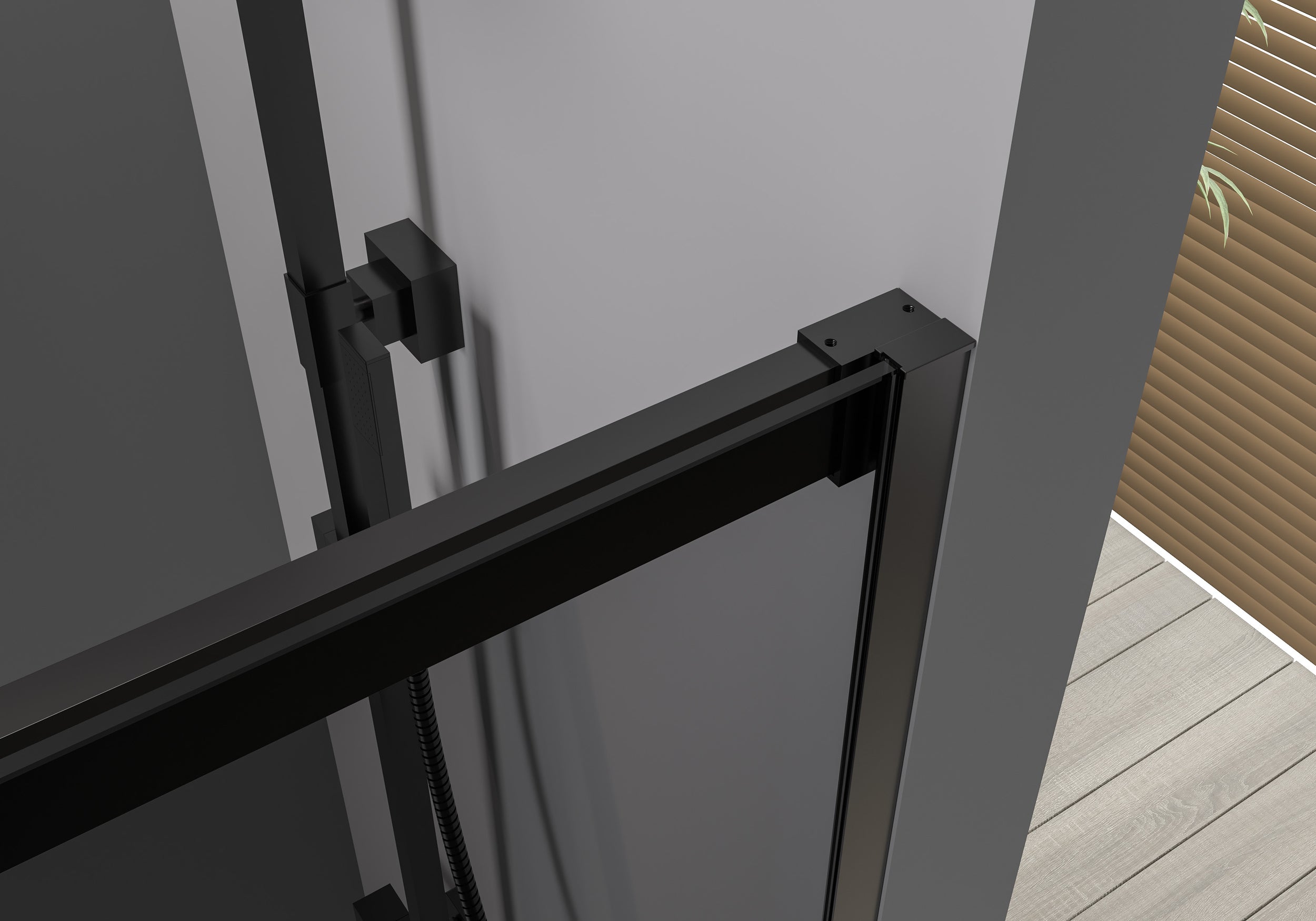 Duche de canto com porta de correr Soft-Close DX906 FLEX