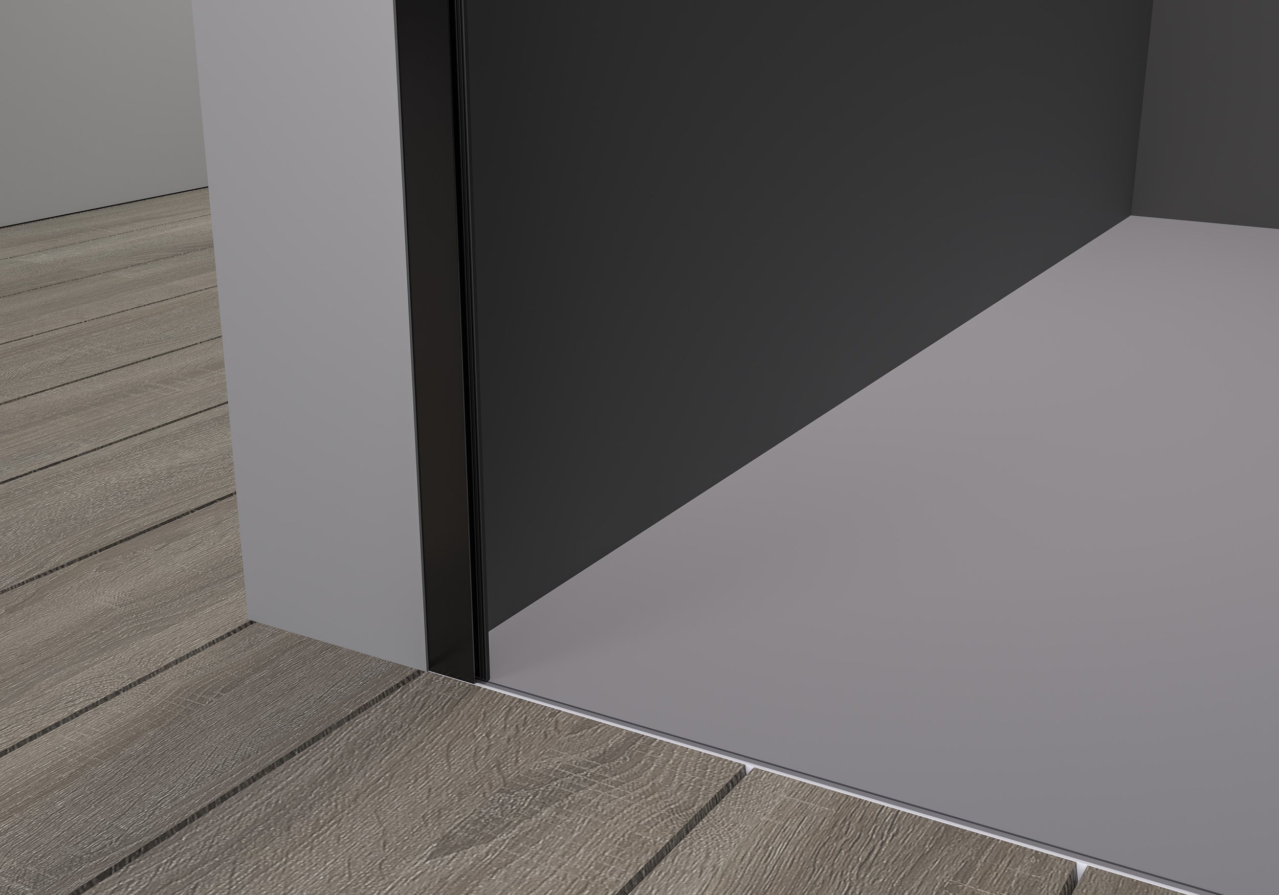 Chuveiro de encastrar com porta de correr Soft-Close DX906 FLEX