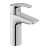 Torneira de lavatório Duravit DuraVelez, com função FreshStart economizadora de energia, 18,7 cm (tamanho M), cromada